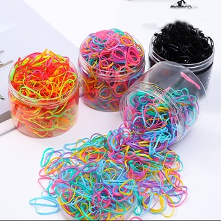 Set 1000 Dây Thun Cột Tóc Nhiều Màu