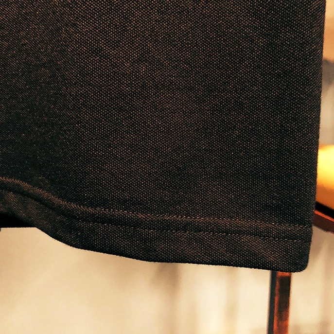 Áo Polo Nam Cổ Bẻ Trơn Phối Thêu Họa Tiết Cổ Sắc Nét, Phong Cách Thời Trang Lịch Sự Sang Trọng