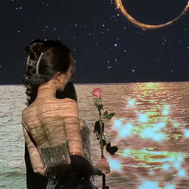 Đèn Nền Chiếu Cực Quang Hình Galaxy Dùng Pin Thay Thế Cho Lễ Hội / Tiệc Tùng