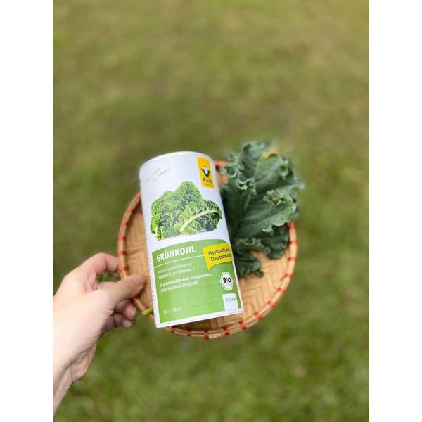 Bột cải xoăn (cải Kale) hữu cơ Raab - 190g