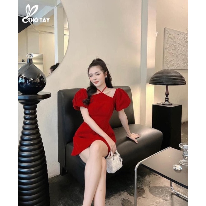 Đầm yếm form A Big size dành cho khách ngoại cỡ từ 60-90 ký