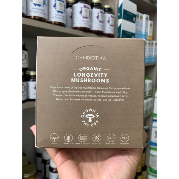 Nấm Trường Thọ Hữu Cơ Cymbiotika .