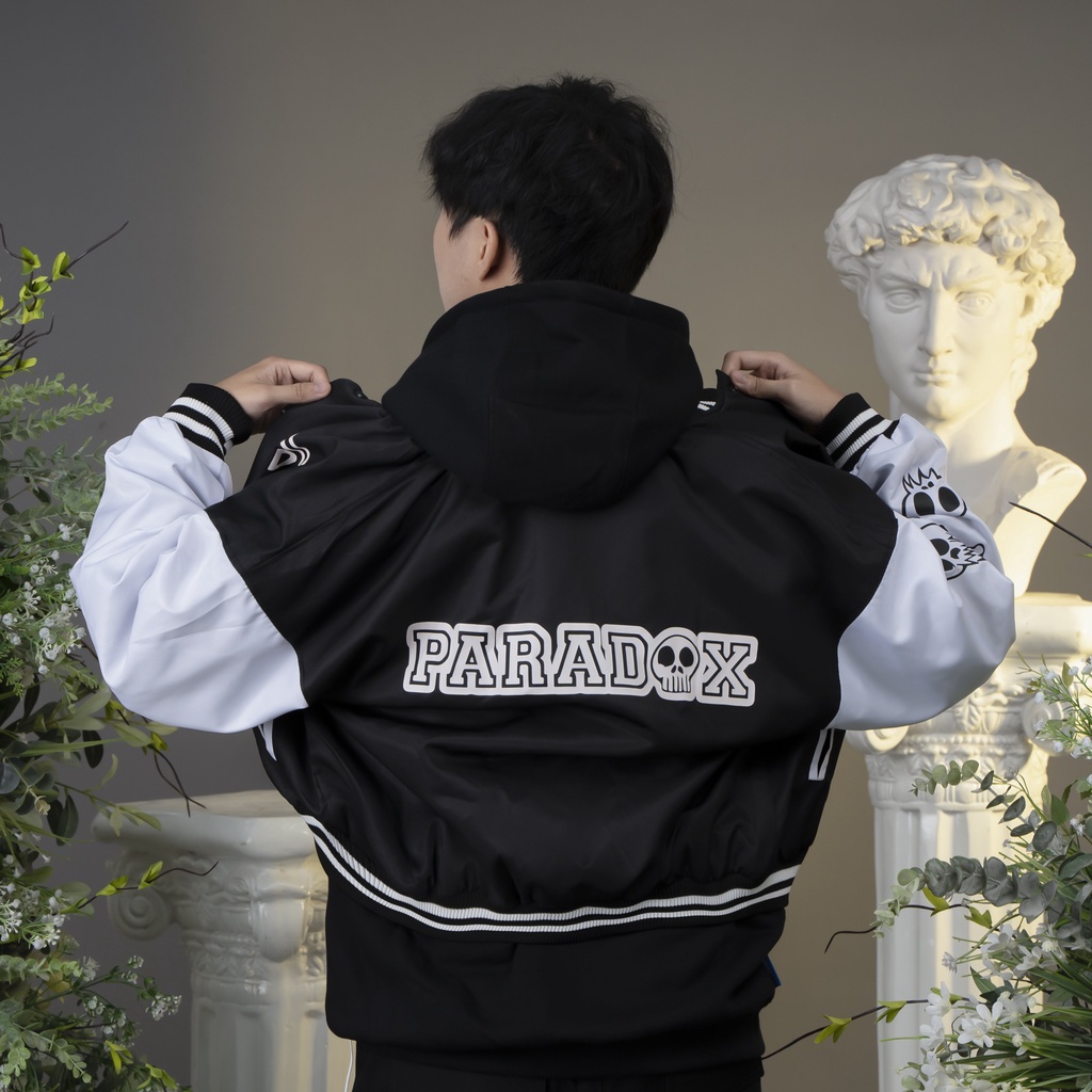 Áo khoác bomber Paradox Skulls Chute Bomber
