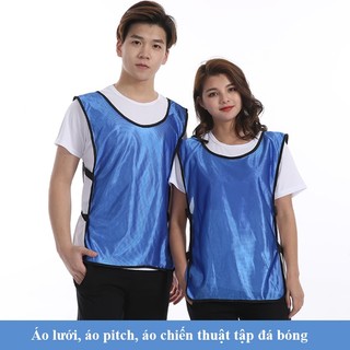 Áo lưới bib, áo team building áo chiến thuật tập đá bóng, áo dự bị AT