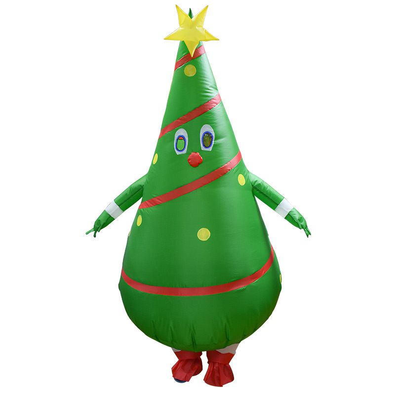 Bộ Đồ Bơm Hơi Hóa Trang Ông Già Noel / Tuần Lộc / Chim Cánh Cụt / Cây Thông Giáng Sinh Vui Nhộn Cho Người Lớn Và