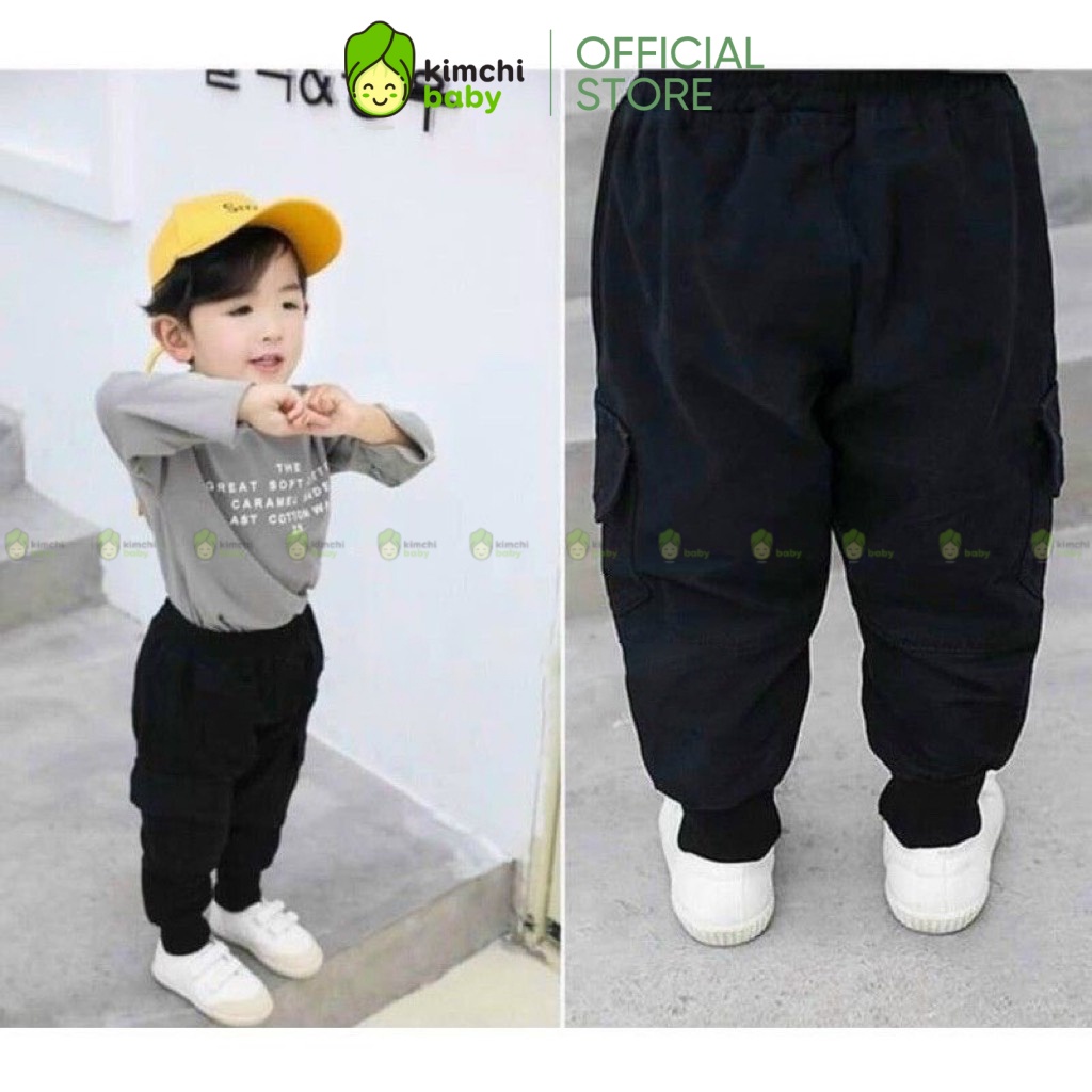Quần KaKi Túi Hộp Cho Bé Trai Siêu Chất Cực Đẹp, Quần Dài Cho Bé Mặc Đi Chơi, Đi Học CKQD08