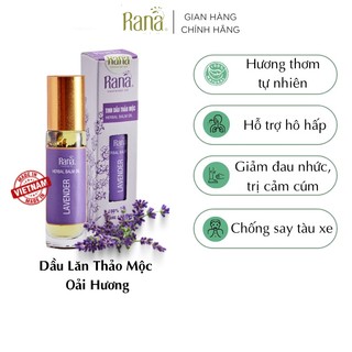 [Ống Xoa] Dầu Lăn Thảo Dược OẢI HƯƠNG Lavender RANA10ml_ Liệu pháp Nước Hoa THIÊN NHIÊN_ Hương thơm Tự Nhiên