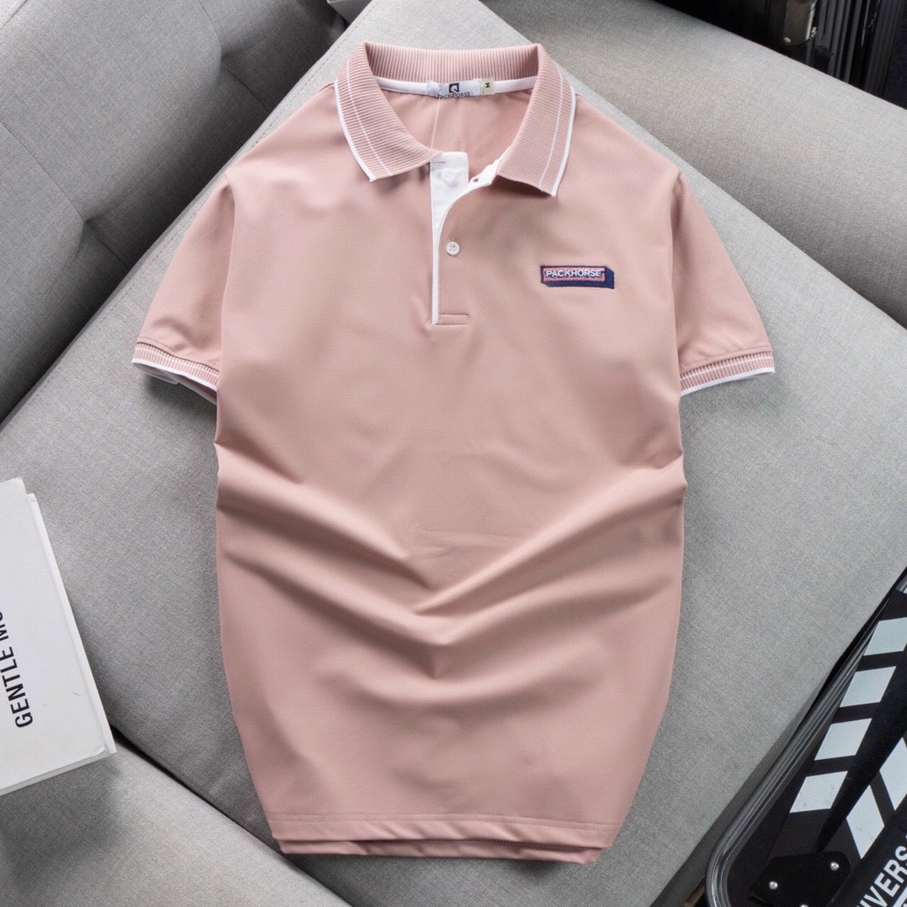 Áo thun POLO nam cá sấu Nexx&Dee phối sọc ngang có cổ bẻ trung niên lịch lãm big size 3XL cao cấp PL08