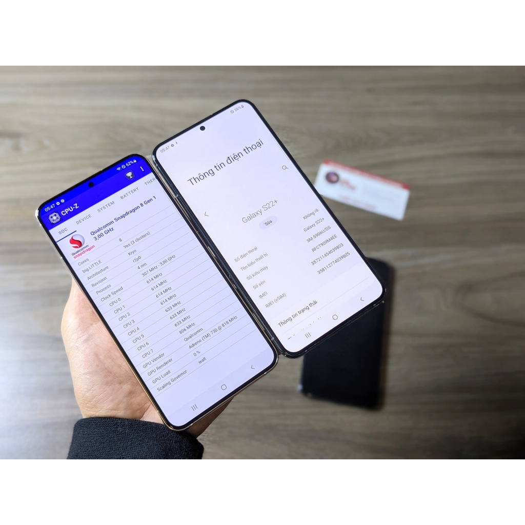 Điện Thoại Samsung Galaxy S22 Plus 5G 2 sim | Qualcom Snapdragon 8 Gen 1 | Kèm phụ kiện tại Playmobile