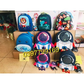 Có sẵn nguyên hộp - Balo UeK - Ba Lô Phi Thuyền Fullbox chính hãng cho bé