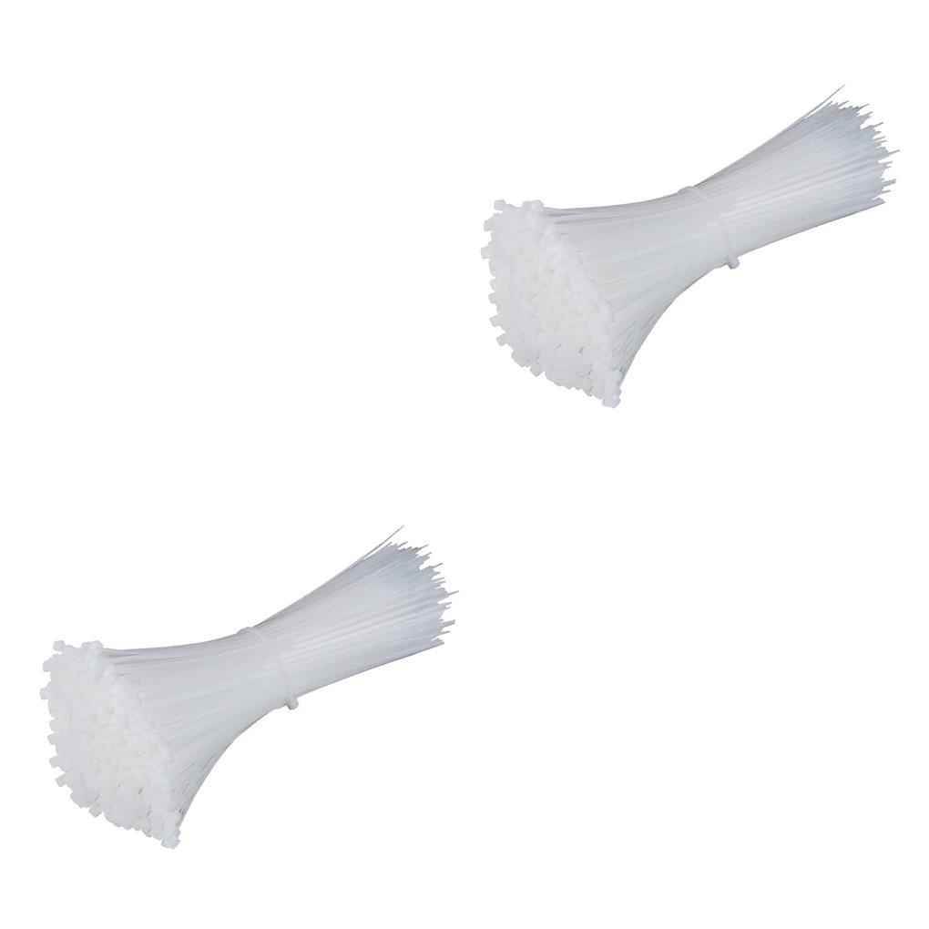 1 / 2 / 3 / 5 Dây Rút Nhựa Nylon Tự Khóa 3x150mm Màu Đen Có Thể Tái Sử Dụng