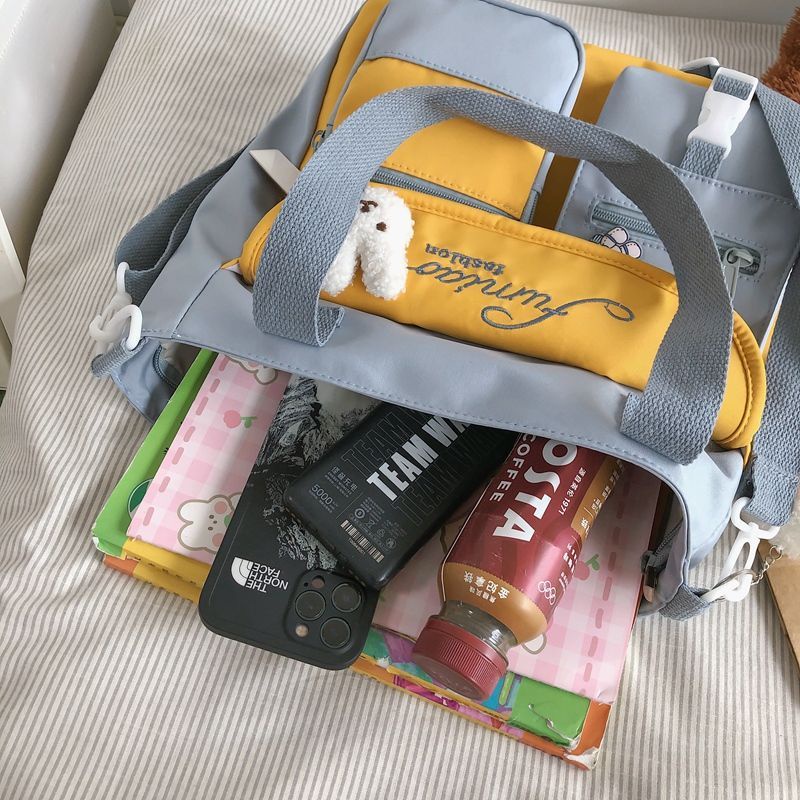 Túi Vải Túi Deo Chéo Nữ Di Học Túi Di Học Thêm Túi Deo Vai đựng laptop  Túi Messenger Túi Vải Phiên Bản Hàn Quốc Dung Tích Lớn Túi Đeo Vai Nữ Sinh Lớp Túi Hướng Dẫn Túi Sách