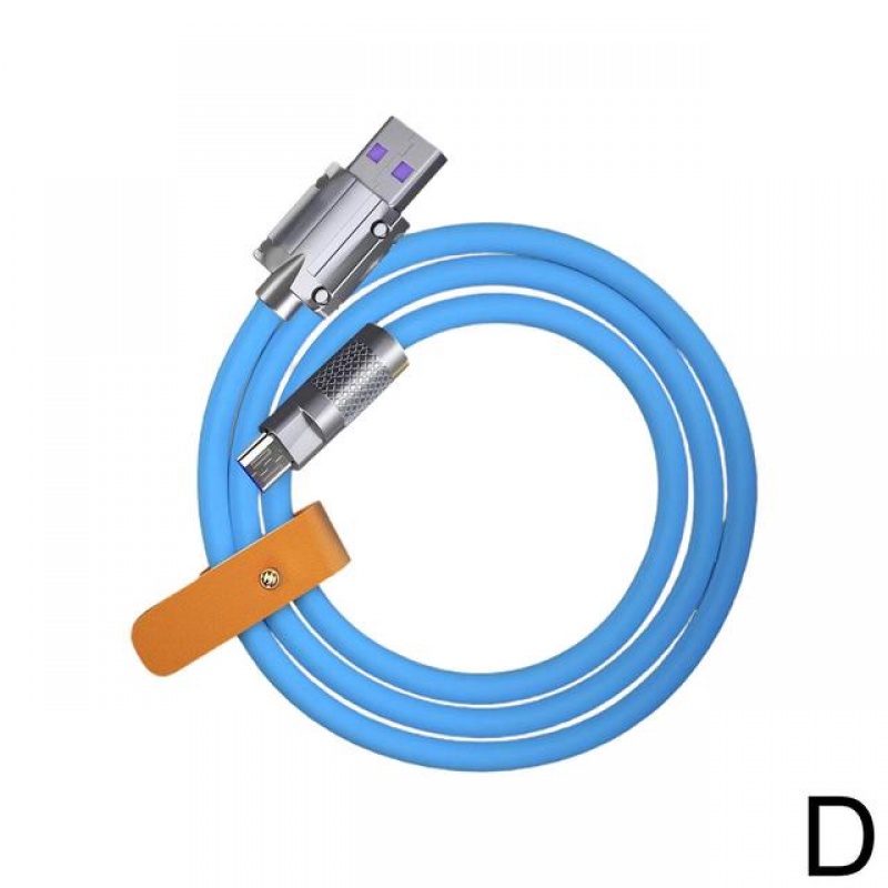 Dây Cáp Sạc USB Loại C 120W 6A Bằng Silicone Chất Lượng Cao