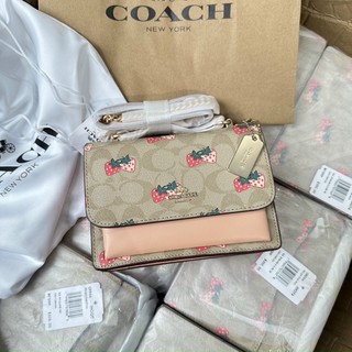 Túi coạch mini klare crossbody in signature canvas
