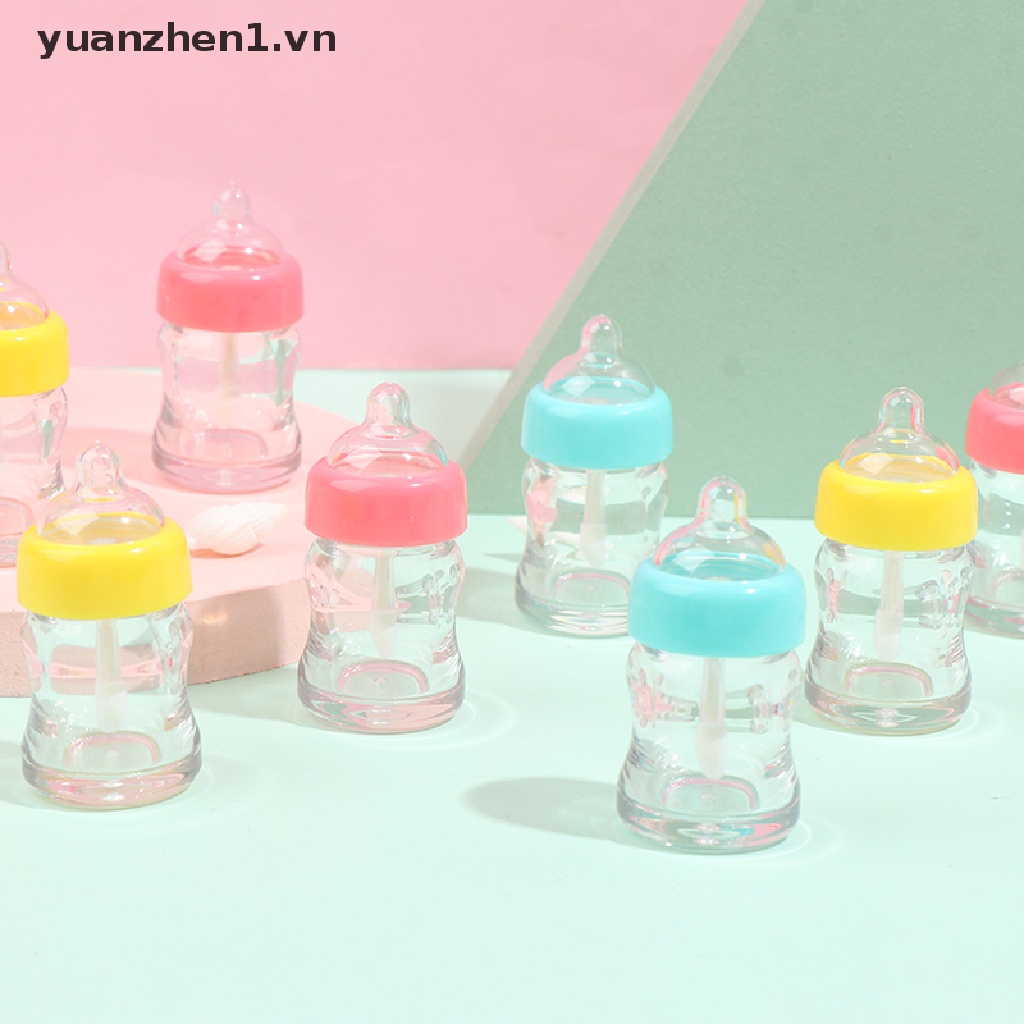 Set 5 Ống Rỗng Trong Suốt Đựng Son Môi Tiện Dụng