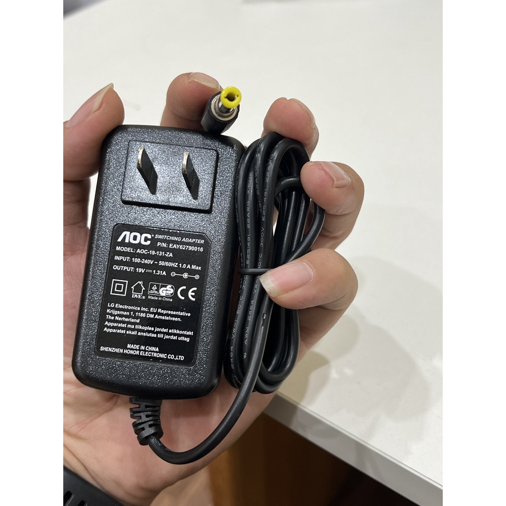 _Bảo hành lỗi 1 đổi 1 ADAPTER MÀN HÌNH AOC 19V 1,31A