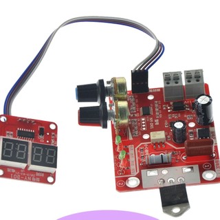 Mạch timer cho máy hàn cell pin, 2 núm, Led số, dùng BTA 41 (40A)