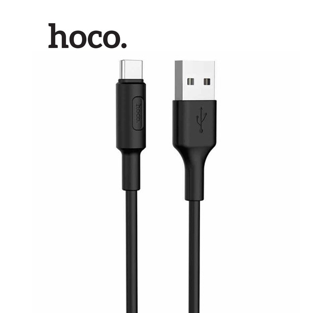 Cáp sạc Hoco X25 Type-C sạc nhanh 3A tốc độ truyền tải data ổn địnhcho Android dài 100CM ( Đen )