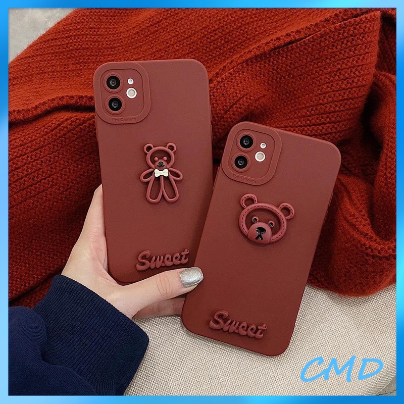 ốp lưng iphone Điện Thoại Hình Gấu Cho Iphone 6/6plus/6s/6splus/7/7plus/8/8plus/x/xr/xs/11/12/13/pro/max/plus/promax/-055