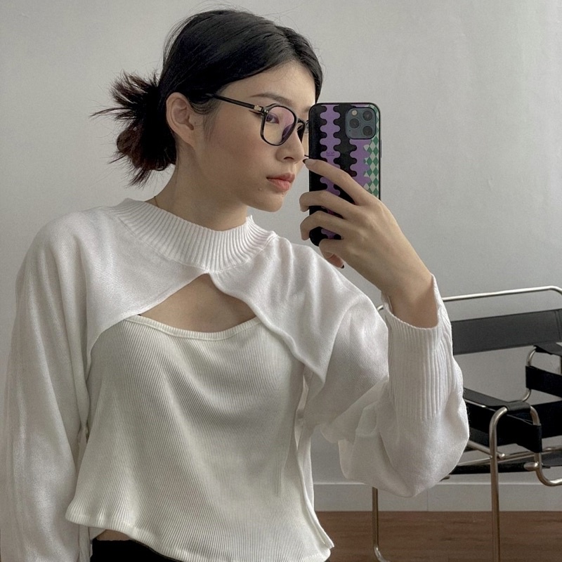 Gọng Kính Vuông AHSTOREE Dáng Unisex, Gọng Mảnh Mai, Nhẹ Nhàng, Dáng Vuông Thích Hợp Cho Các Bạn Có Khuôn Mặt Tròn Bầu