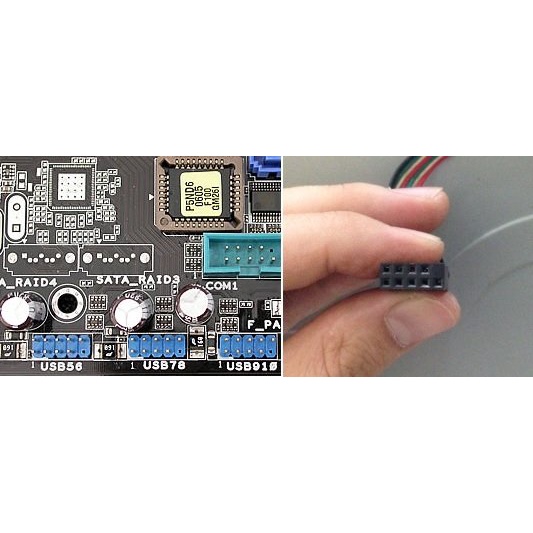 Cổng USB 2.0 và Audio phía trước