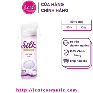 Bông Tẩy Trang Ola Silk Cotton Pads Silk Sense 80 miếng