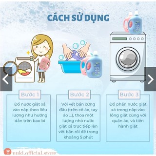 Nước giặt Nuki Blue Hàn Quốc