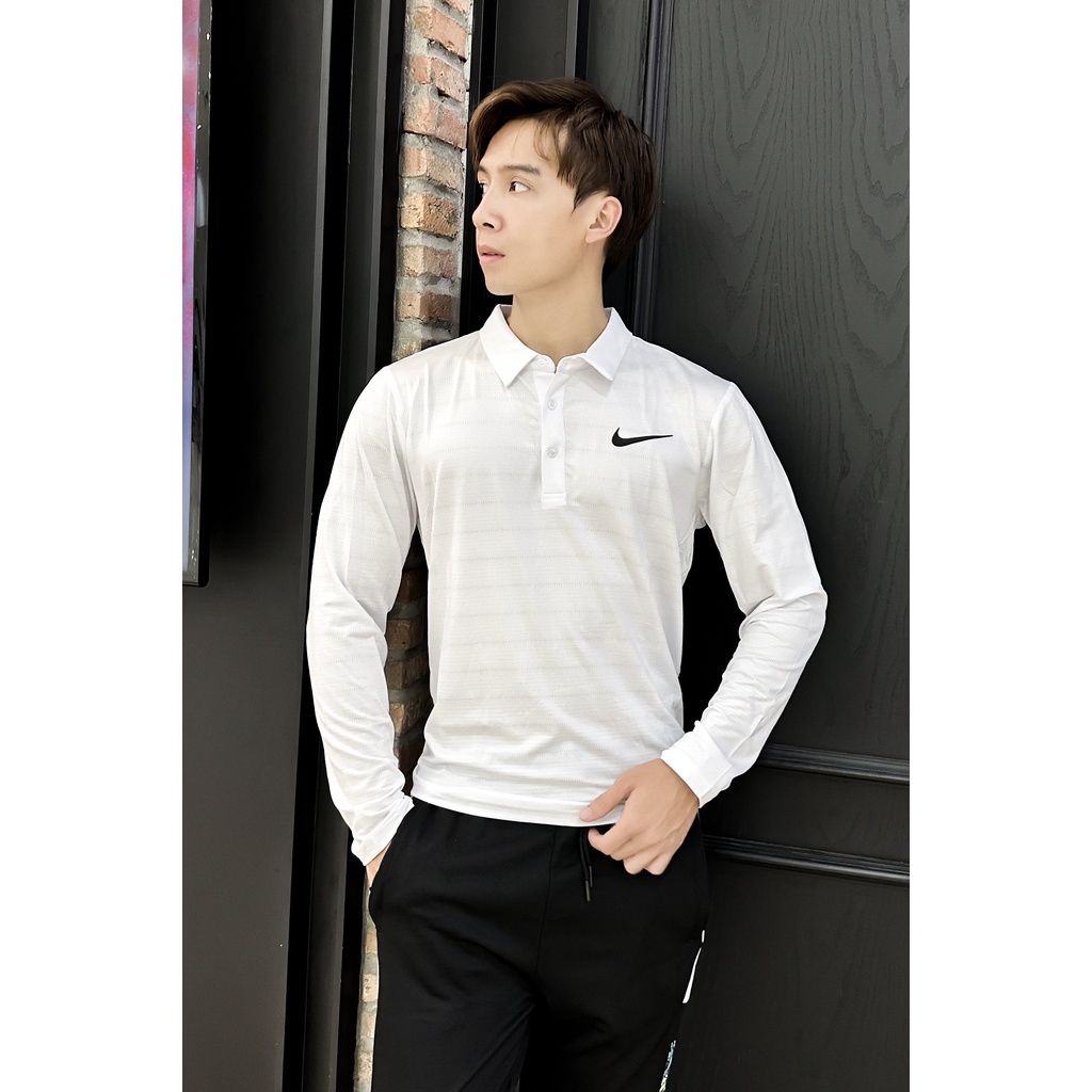 ÁO GOLF TRƠN DÀI TAY CỐ BẺ, LỖ KIM, HÀNG QC CAO CẤP