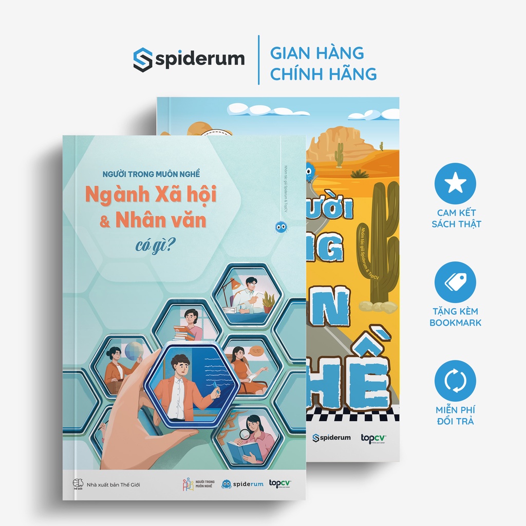 Sách - Combo "NTMN: Ngành Xã hội & Nhân văn có gì?" + "NTMN: Định hướng nghề nghiệp toàn diện"