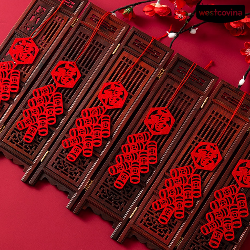 [Hot]☃1 Bộ Biển Báo Thắt Nút Màu Sắc Tươi Sáng Chống Thấm Nước Trang Trí Kiểu Trung Hoa