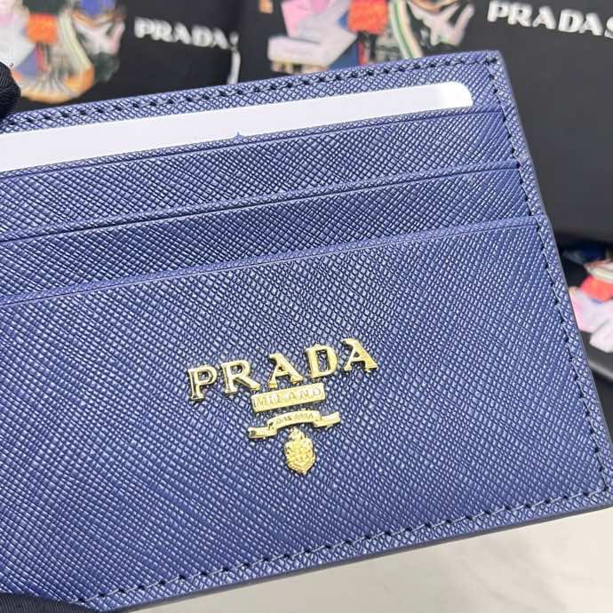 Túi Da Prada Đựng Thẻ Thời Trang Cho Nam Nữ