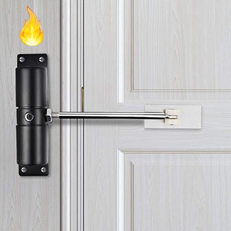 Bánh Xe Đóng Cửa Tự Động Bằng Hợp Kim Kẽm Màu Đen Có Thể Điều Chỉnh