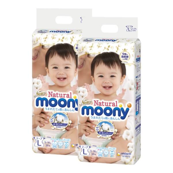 TÃ DÁN MOONY HÀNG NHẬT CỠ L 38 MIẾNG