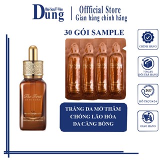 Combo 30 Sample tinh chất Vitamin C chống oxy hóa, dưỡng trắng, mờ thâm nám Ohui The First