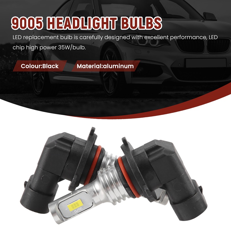 Đèn Pha led 9005 hb3 35w 4000lm 6000k Ánh Sáng Trắng Chất Lượng Cao