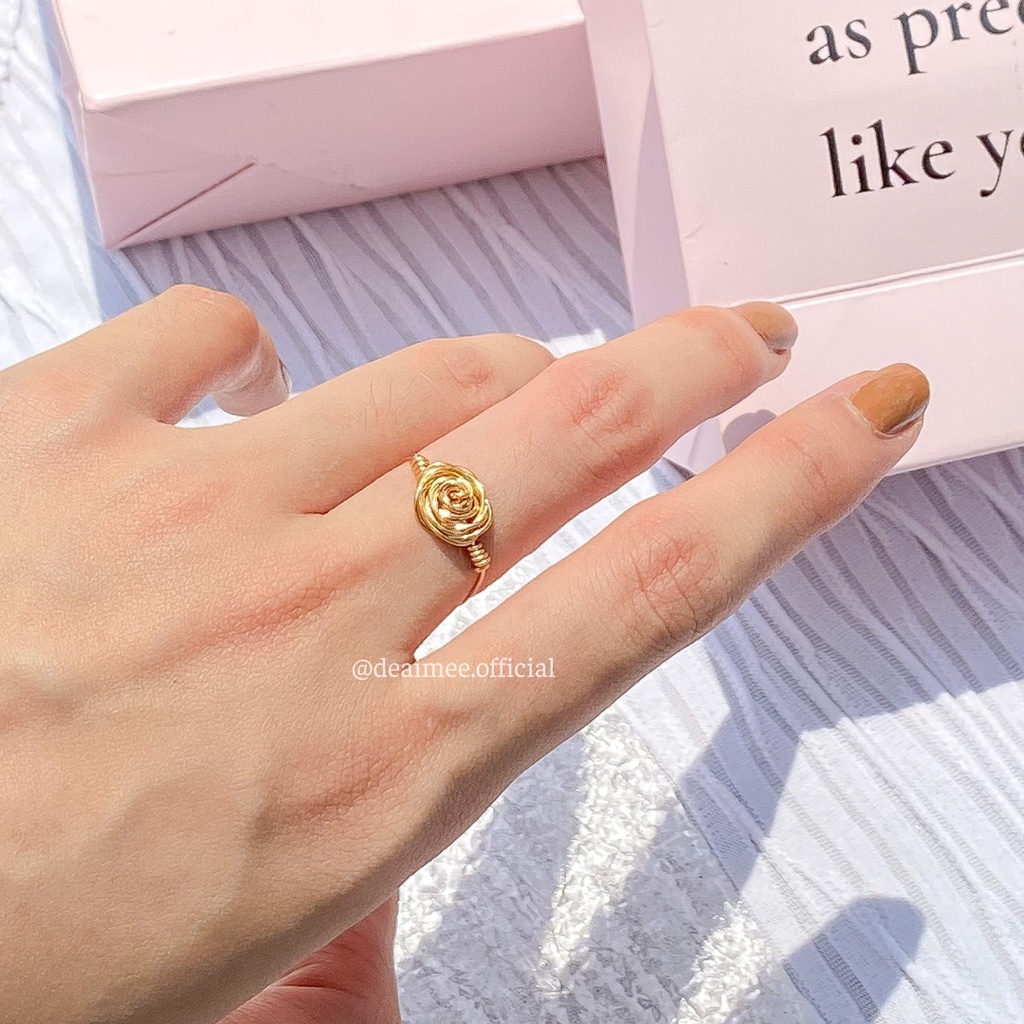 l Nhẫn Handmade AxO l Nhẫn Rosé (Nhận làm theo số đo riêng của Khách)