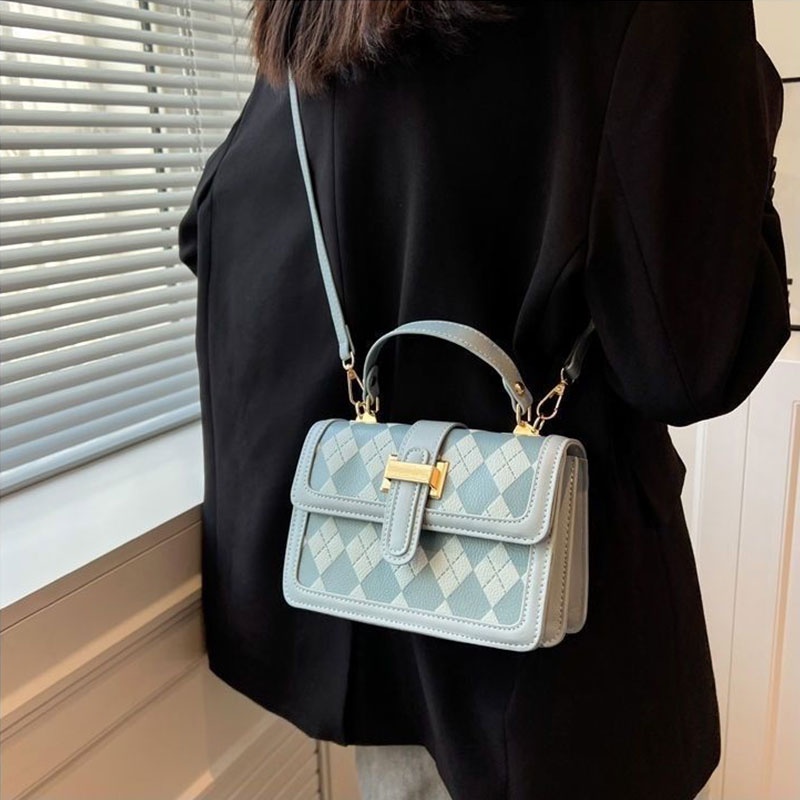 Mischa Túi Đeo Chéo Hình Thoi Chất Liệu Da PU Cao Cấp Hợp Thời Trang