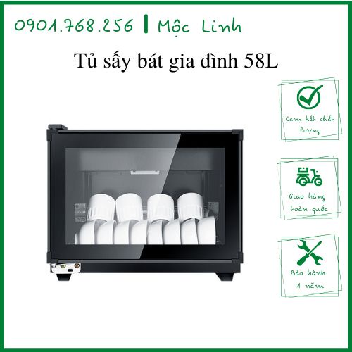 Tủ sấy bát gia đình KT-58A , 200w, 58 lít