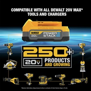 Pin dewalt 20v max 1.7ah 5.0ah powerstack thế hệ mới dcbp034 dcbp520- chính hãng