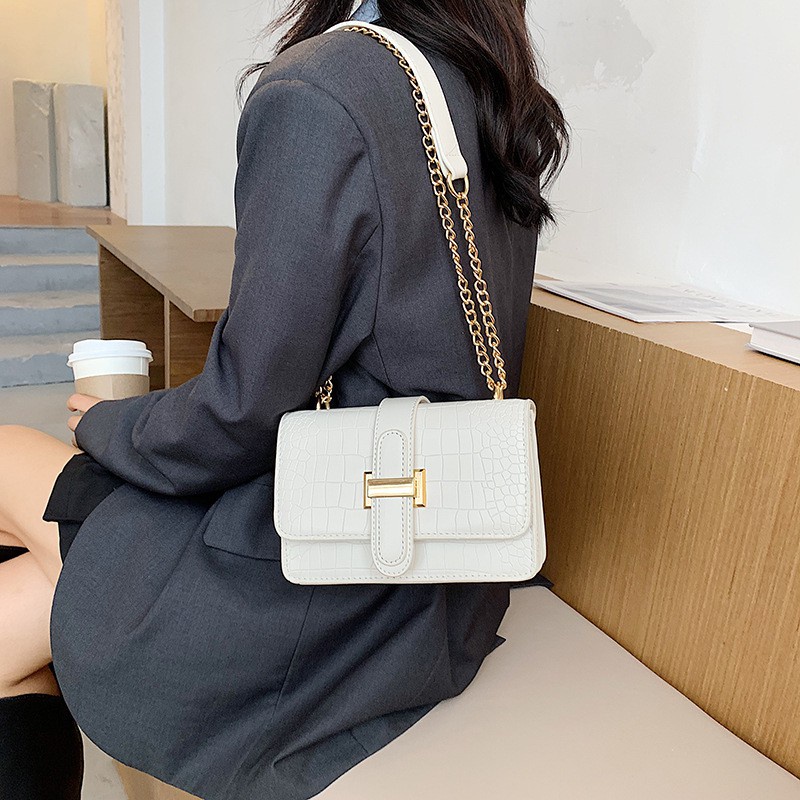 Túi Xách Đeo Vai Vân Đá Thời Trang Cao Cấp Sang Trọng