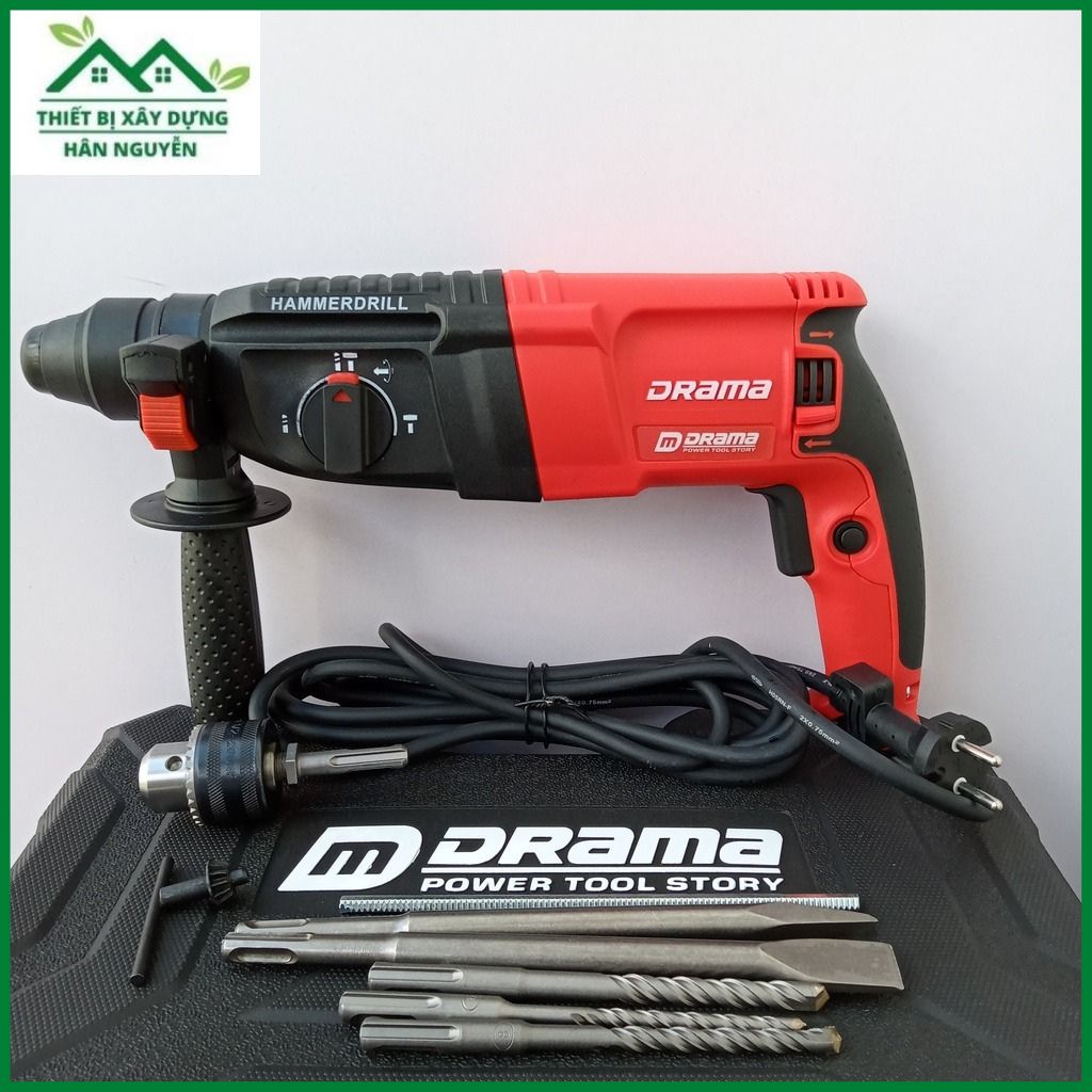 Máy khoan bê tông Drama DRM 2601 công suất 1050W 3 chức năng