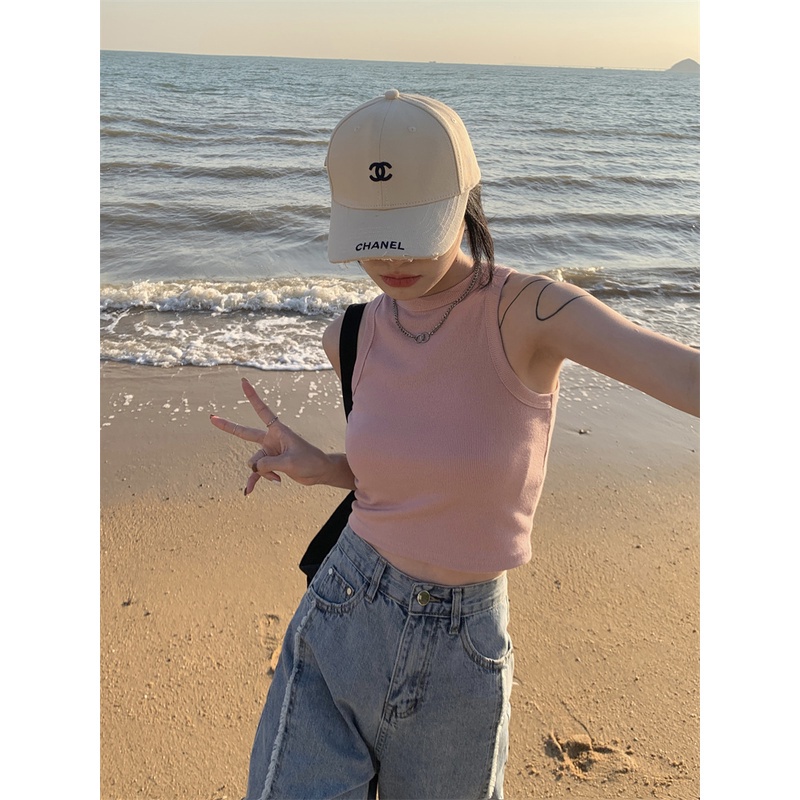 Áo Croptop Cổ Tròn 9 Màu Sắc Tùy Chọn Phong Cách Hàn Quốc Thời Trang Cho Nữ JP5