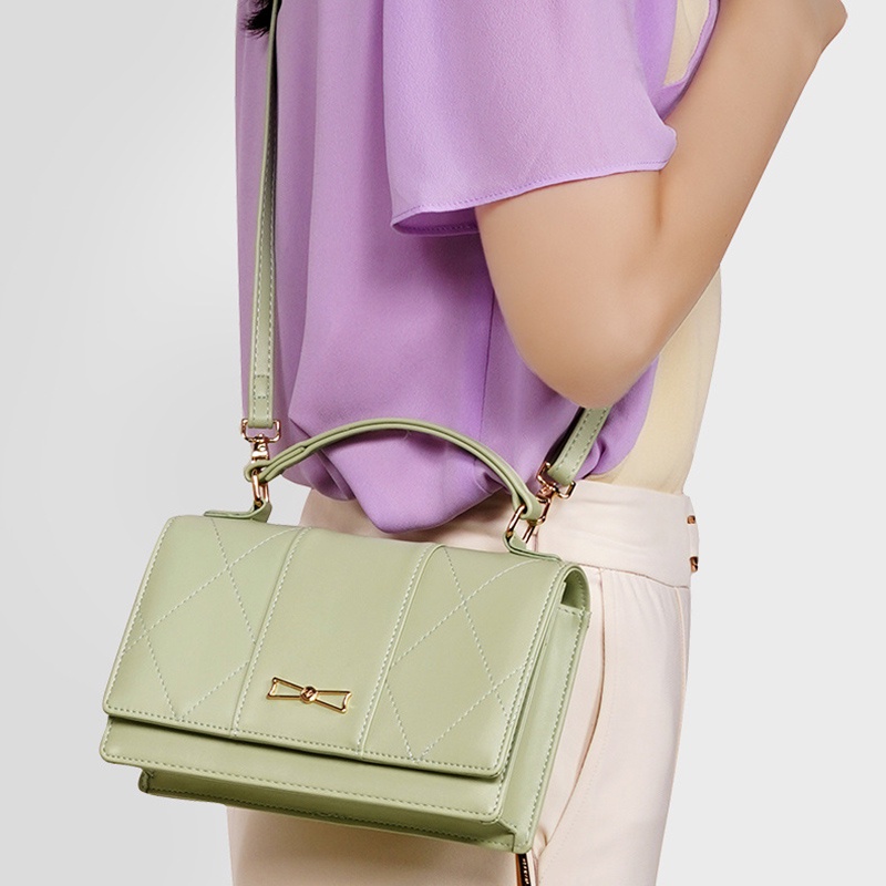 Túi Đeo Chéo Ngăn Rộng Phong Cách Hàn Quốc Đơn Giản Cho Nữ