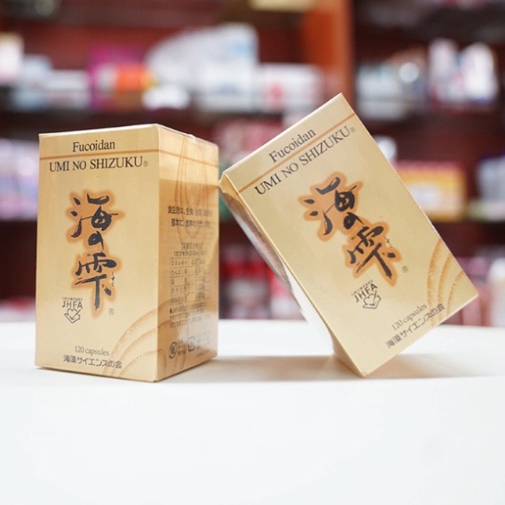 (HÀNG CHÍNH HÃNG)Fucoidan Umi No Shizuku Nhật Bản - Fucoidan vàng 120 viên