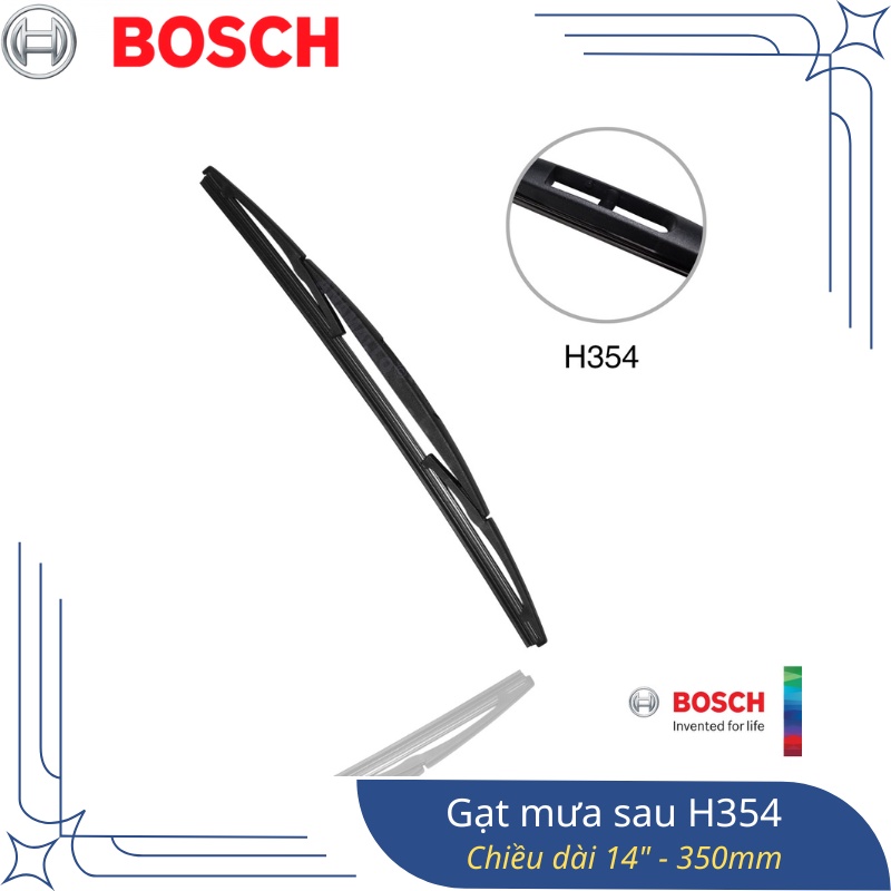 Gạt Mưa Sau BOSCH H354 Dòng xe Honda CRV, Jazz; Nissan Murano , X-Trail ; Subaru Forester  | HIBUAUTO