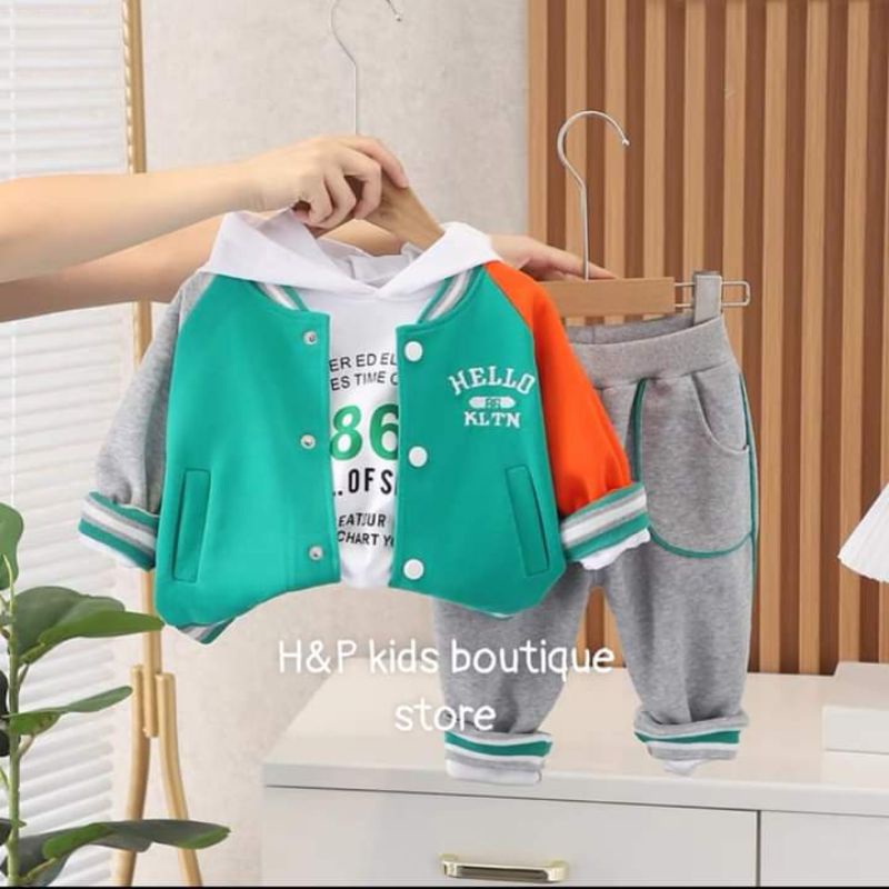 Set 3 chi tiết bomber