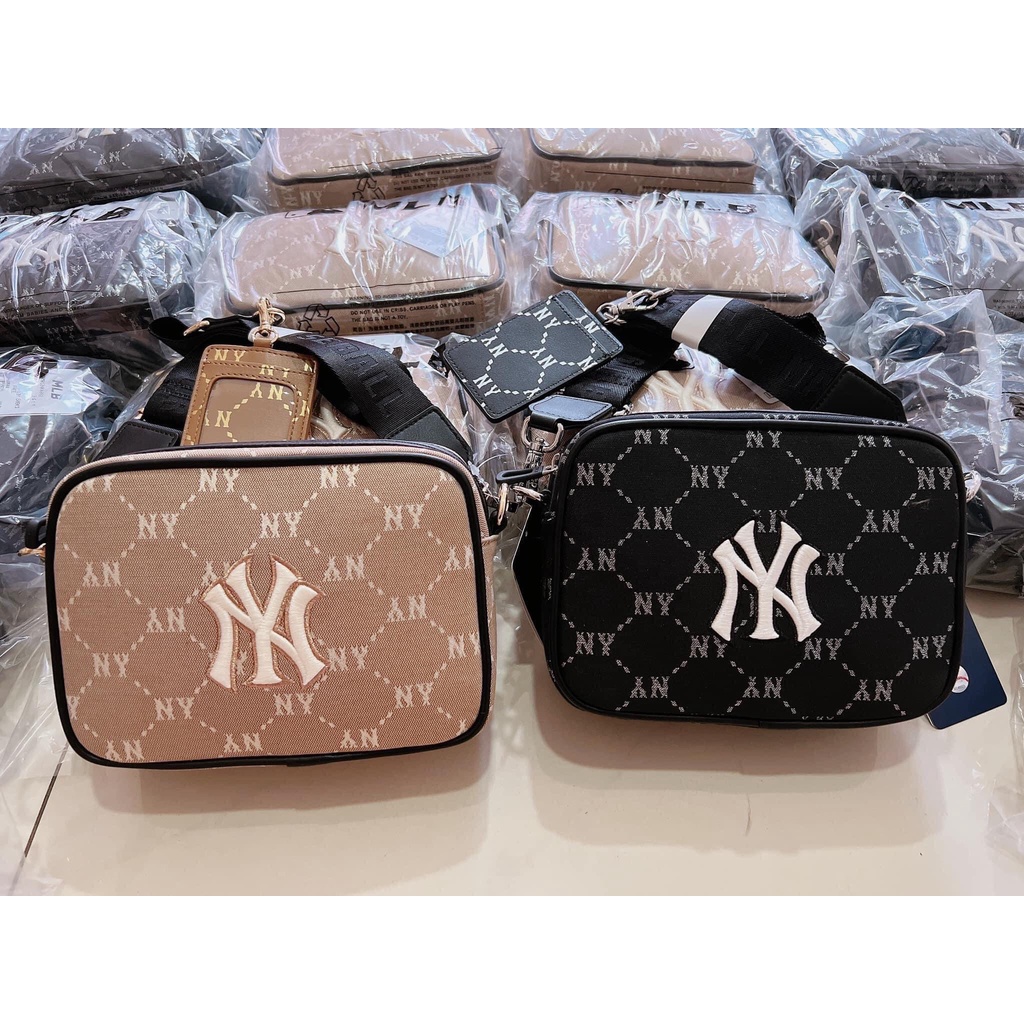 Túi MLB Monogram Jacquard Mini Crossbody - Túi đeo chéo MLB Xuất Dư