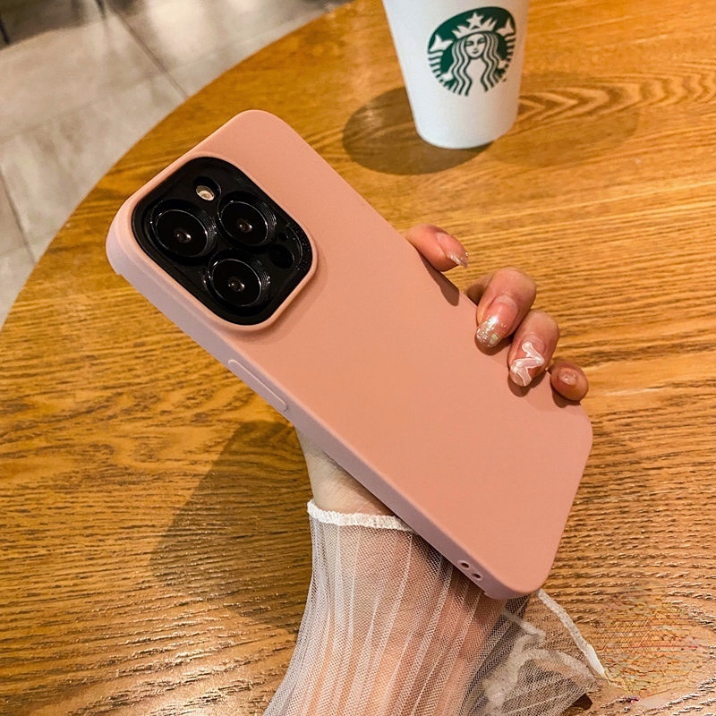 Ốp điện thoại silicon dẻo viền đen độc đáo thích hợp cho iPhone 14 13 12 11 Pro Max Plus X XR XS Max 8 7 Plus