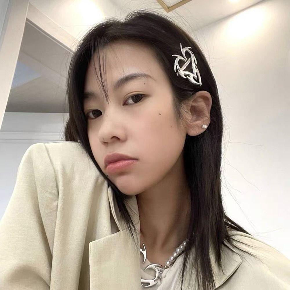 Kẹp Tóc Thiết Kế Độc Đáo Phong Cách Punk Hiphop Cho Nam Và Nữ