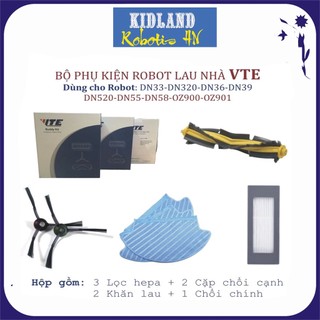 Bộ phụ kiện thay thế chính hãng vte cho robot hút bụi dn33/dn320/dn36/dn39/dn520/dn55/dn58/oz900/oz901